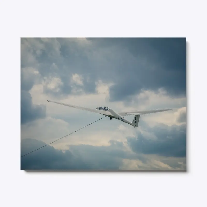 Winch Launching Canvas Print